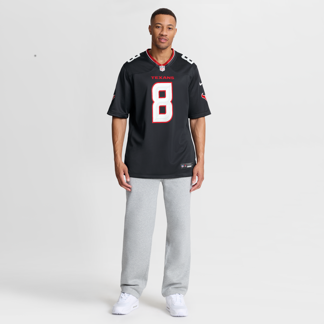 Cade Stover Houston Texans Game Jersey - Navy