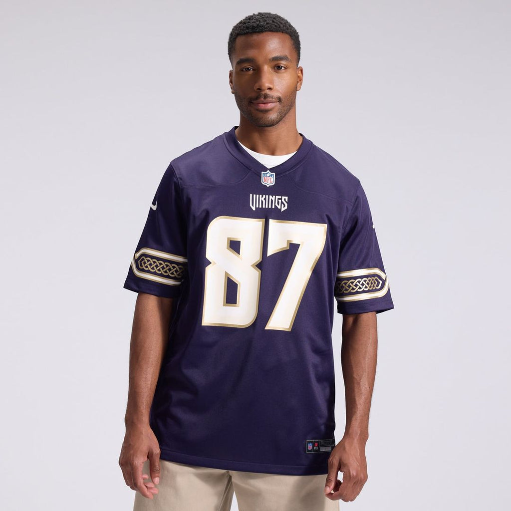 T.J. Hockenson Minnesota Vikings 2026 Rivalries Collection Game Jersey - Purple