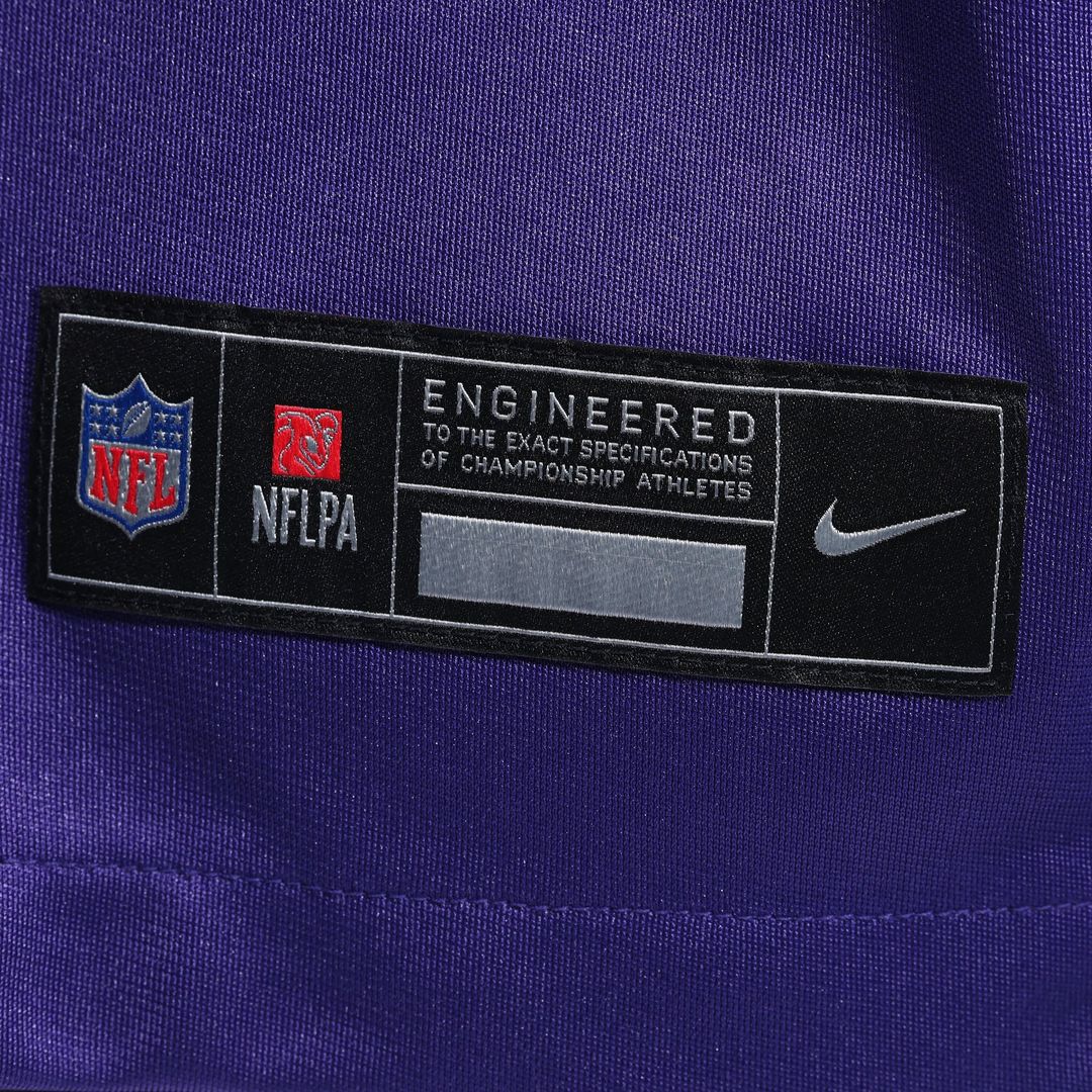 Aaron Jones Minnesota Vikings Game Jersey - Purple