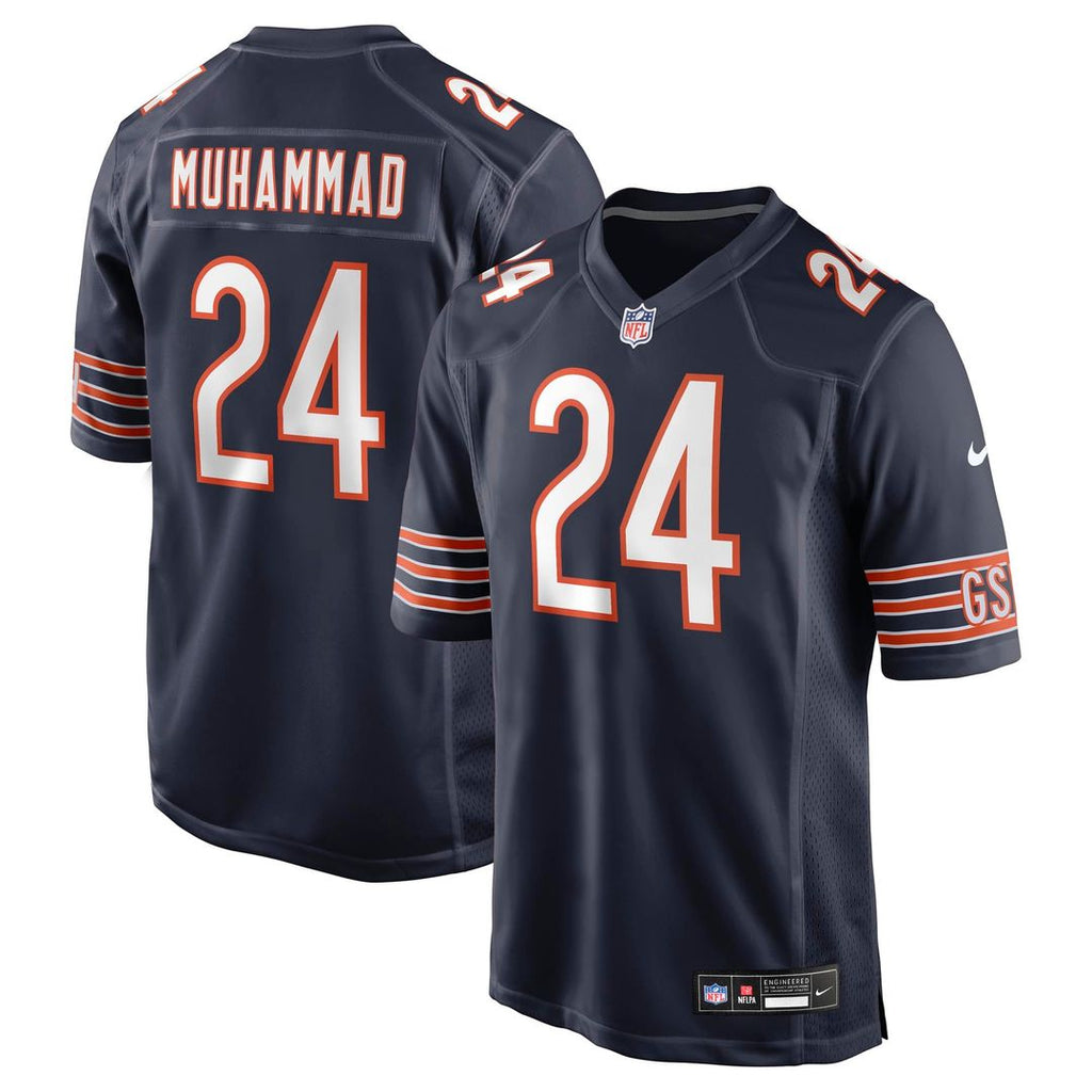 Malik Muhammad Chicago Bears Game Jersey - Navy