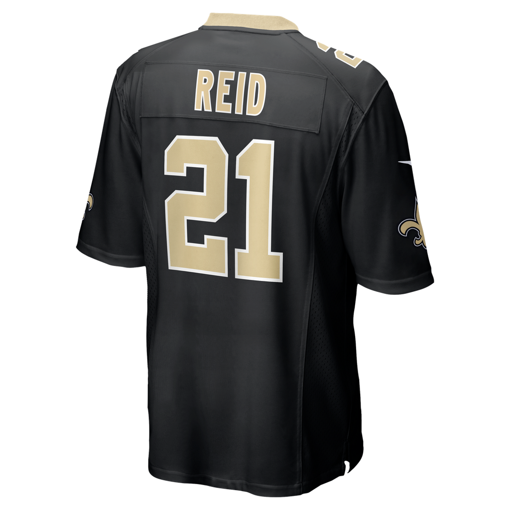 Justin Reid New Orleans Saints Game Jersey - Black