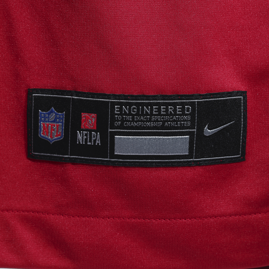 Jon Weeks San Francisco 49ers Game Jersey - Scarlet