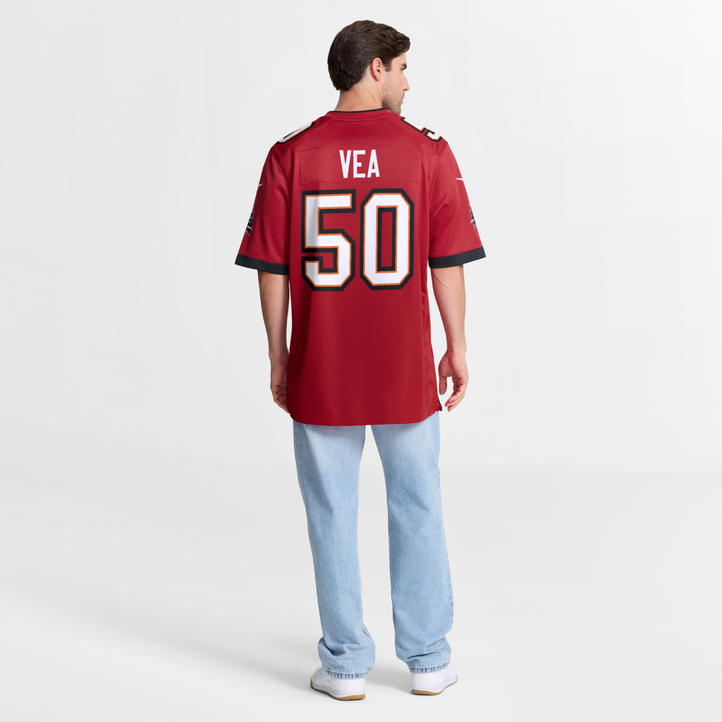 Vita Vea Tampa Bay Buccaneers White Game Jersey - White