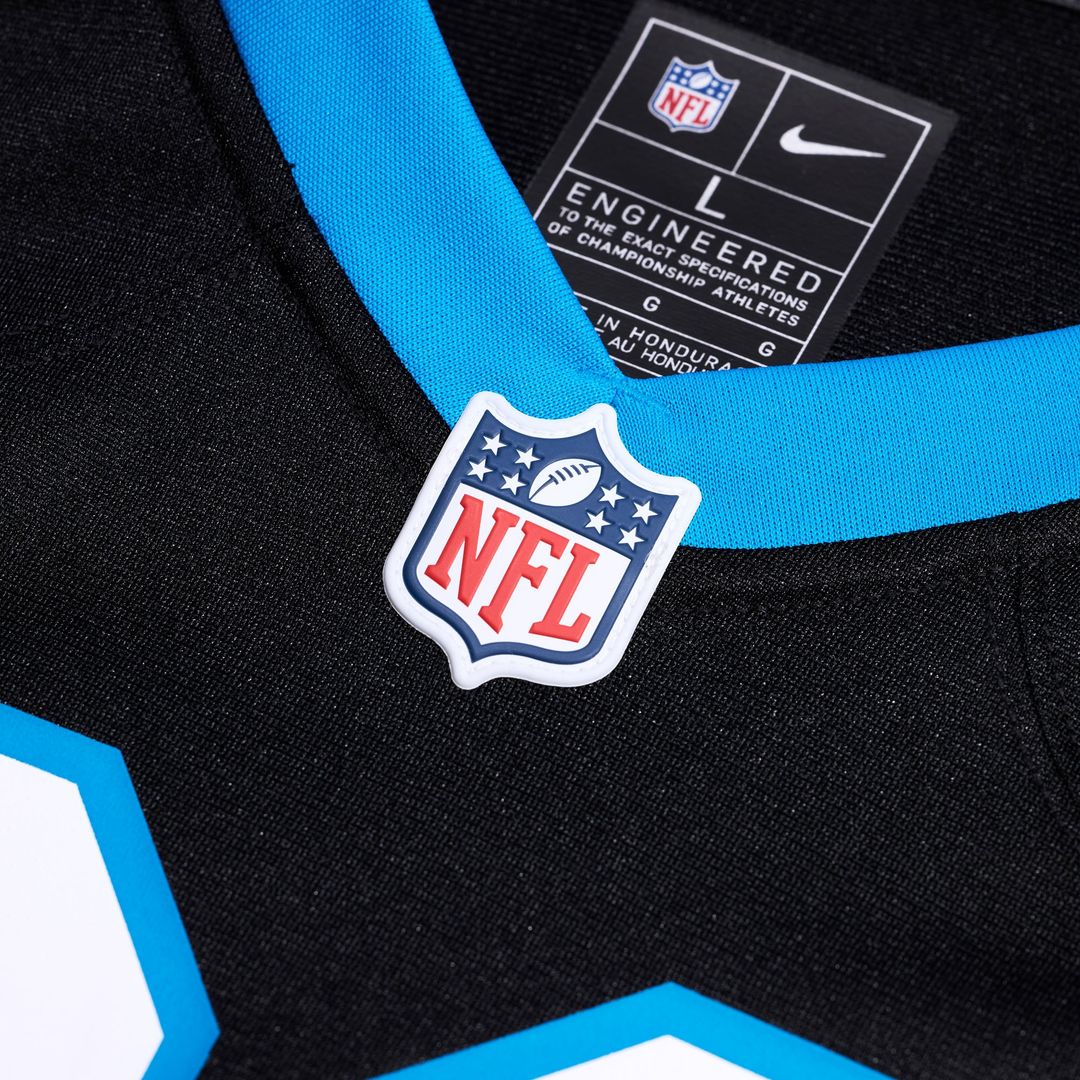 Popo Aumavae Carolina Panthers Game Jersey - Black