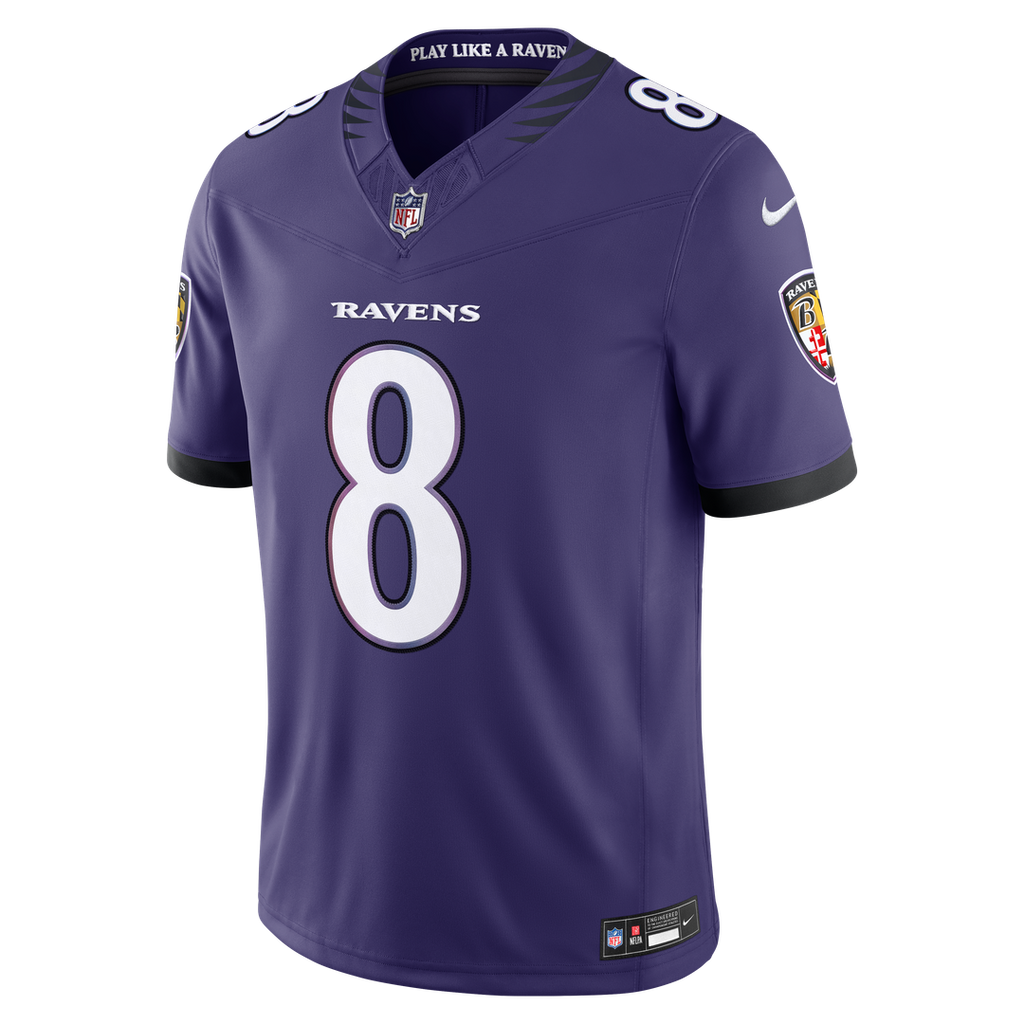 Lamar Jackson Baltimore Ravens Vapor F.U.S.E. Stitched Limited Jersey - White