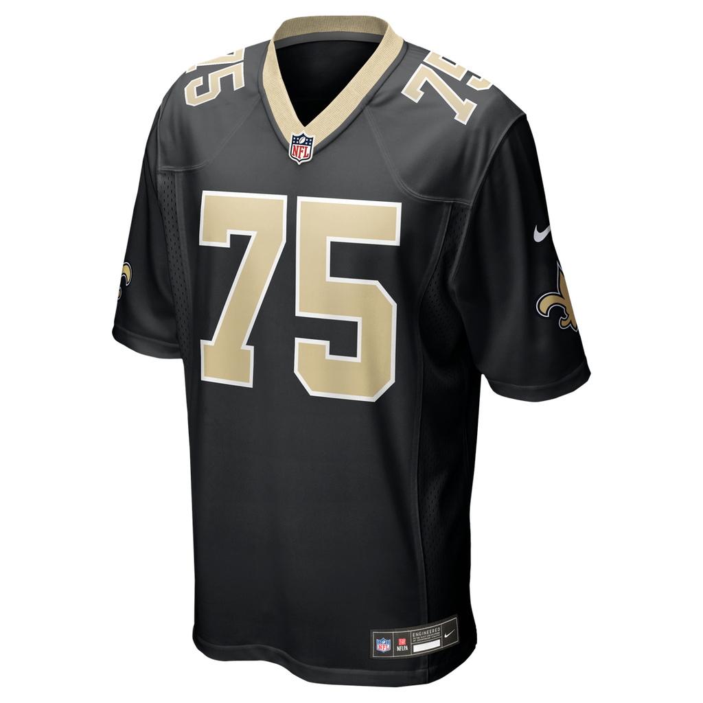 Taliese Fuaga New Orleans Saints Game Jersey - Black