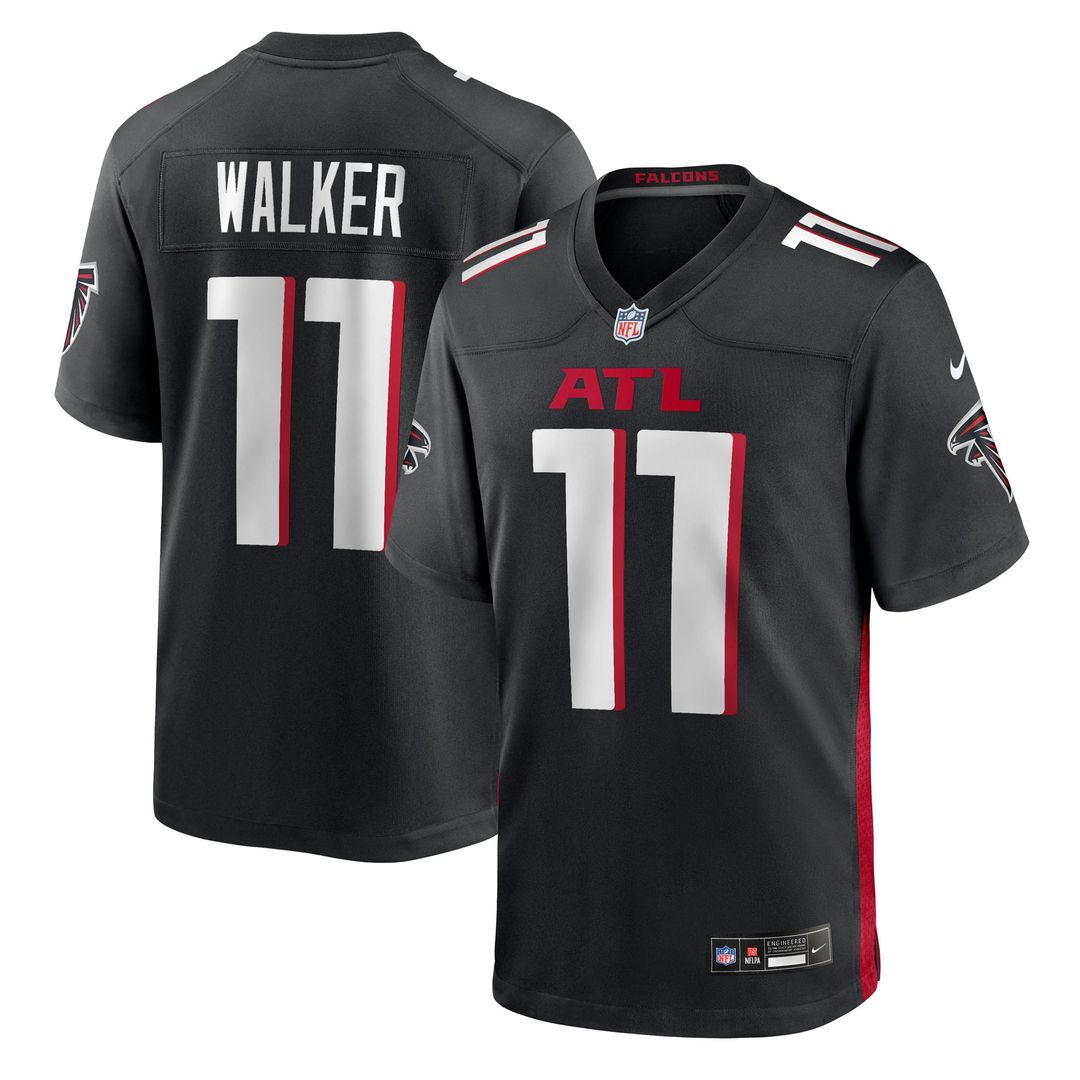 Jalon Walker Atlanta Falcons Game Jersey - Black