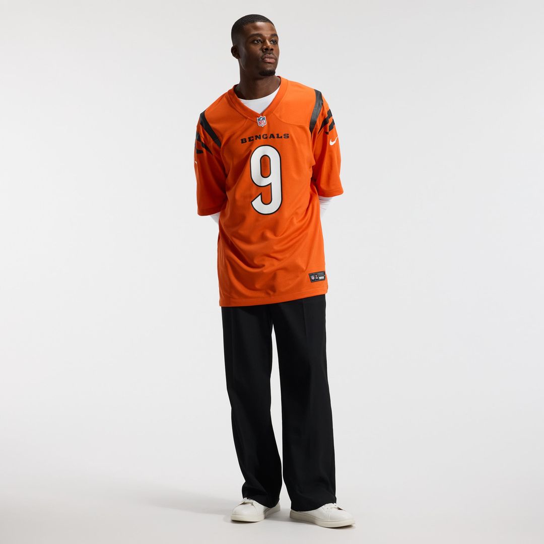 Joe Burrow Cincinnati Bengals Alternate Game Jersey - Orange