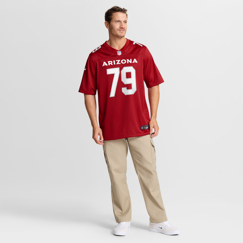 PJ Mustipher Arizona Cardinals Game Jersey - Cardinal