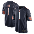 Number 1 Dad Chicago Bears Game Jersey - Navy