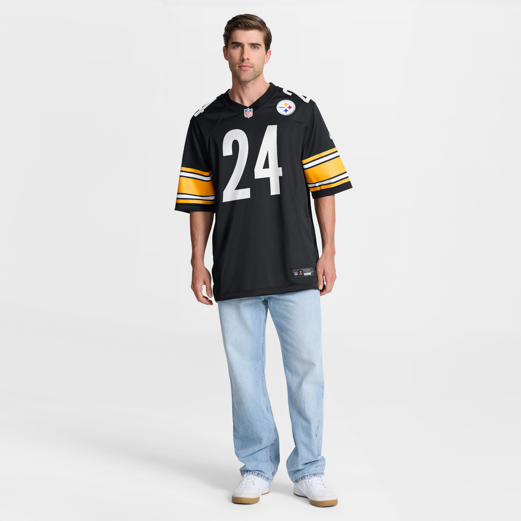 Joey Porter Jr. Pittsburgh Steelers Game Jersey - Black