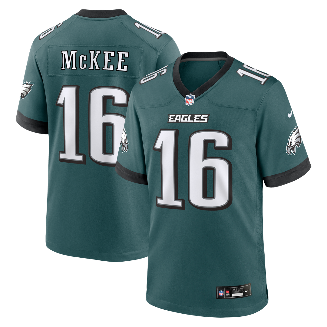 Tanner McKee Philadelphia Eagles Game Jersey - Midnight Green