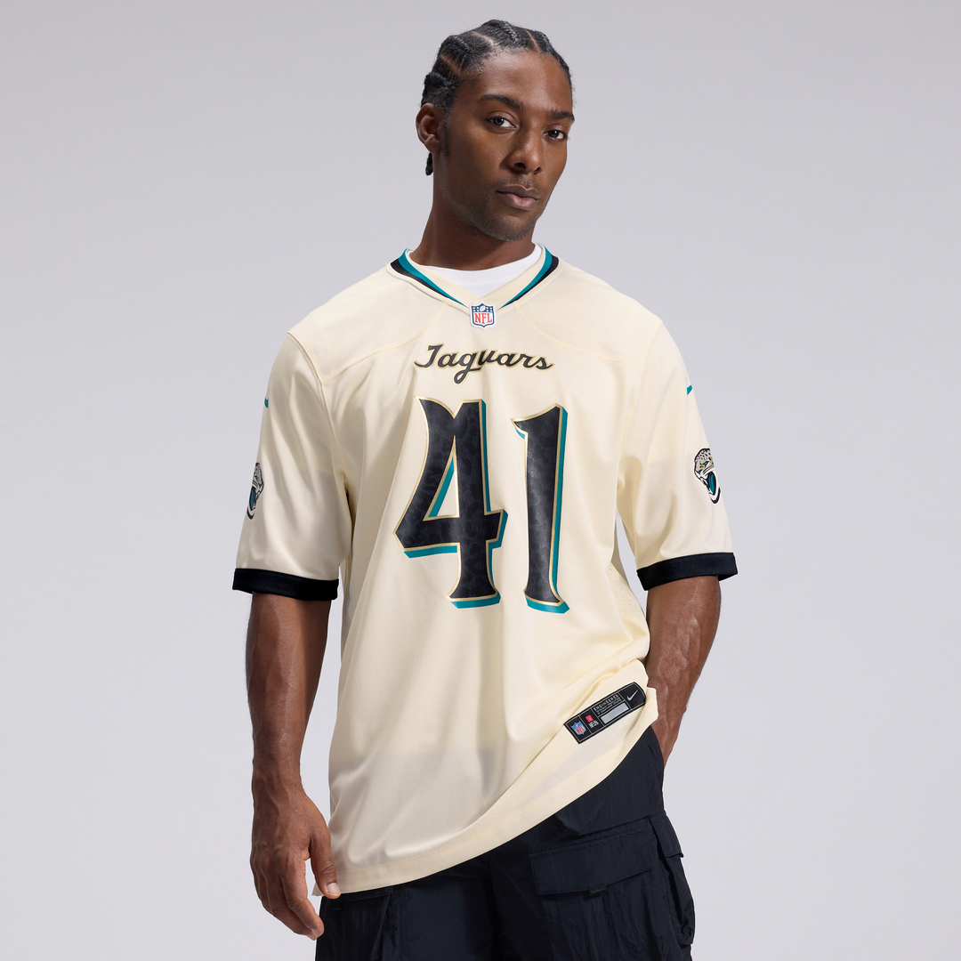 Josh Hines-Allen Jacksonville Jaguars 2026 Rivalries Collection Game Jersey - Natural