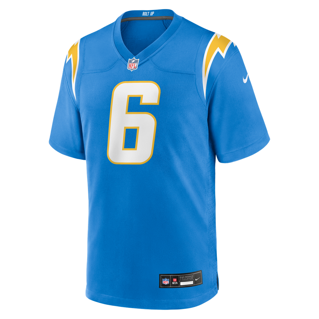 Denzel Perryman Los Angeles Chargers Game Jersey - Powder Blue