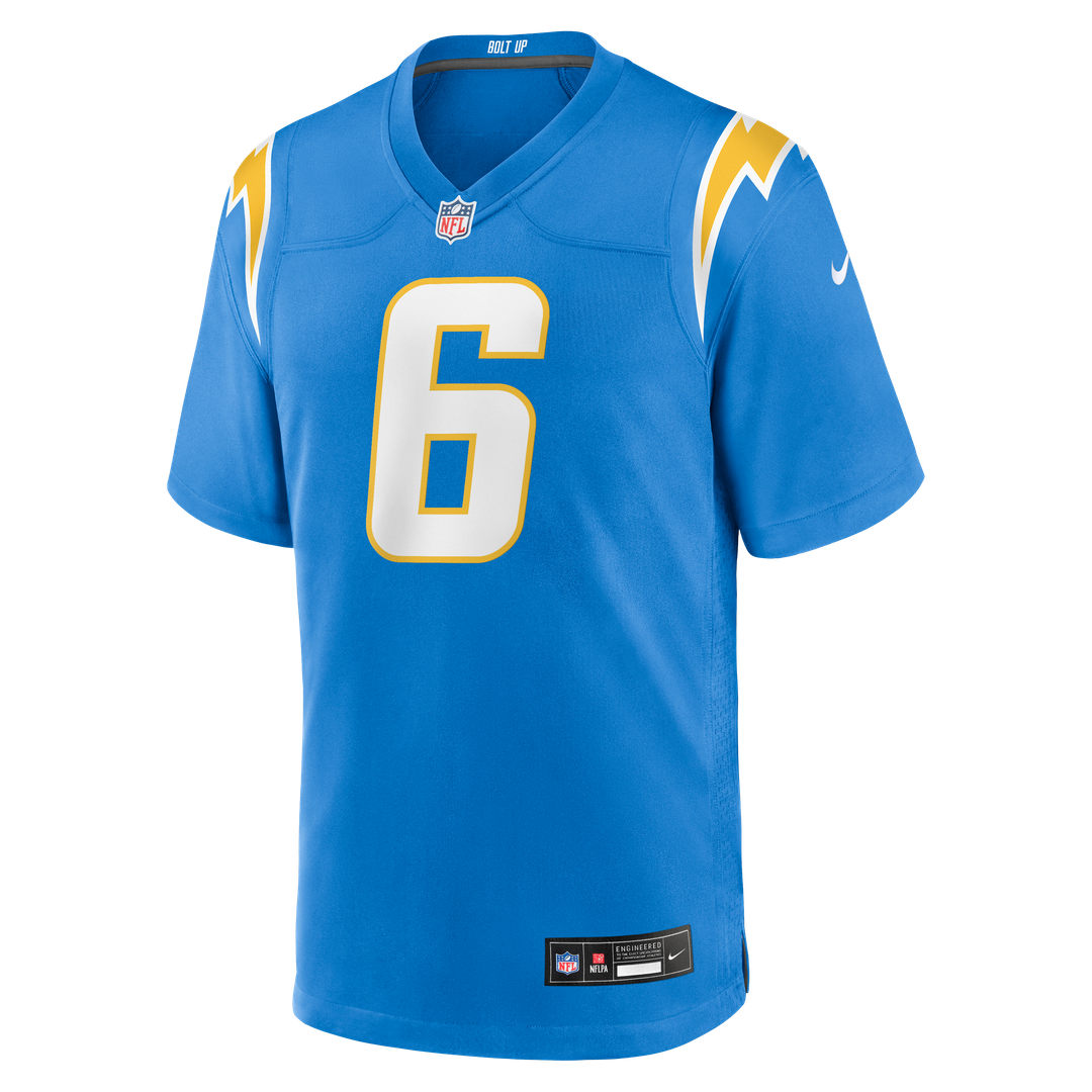 Denzel Perryman Los Angeles Chargers Game Jersey - Powder Blue