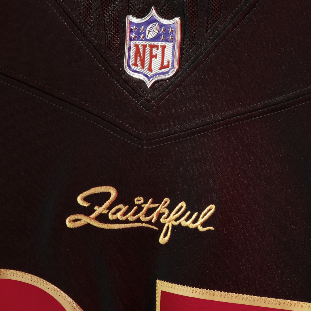 The Faithful San Francisco 49ers Rivalries Collection Stitched Limited Jersey - Black