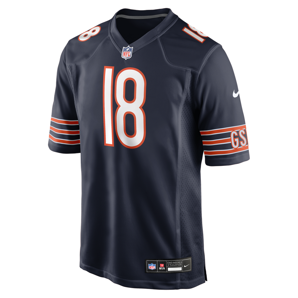 Caleb Williams Chicago Bears Game Jersey - Navy