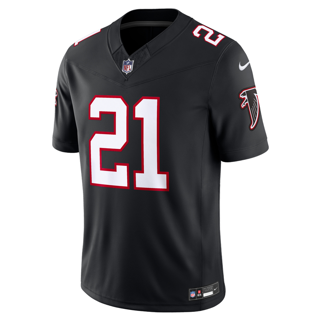 Deion Sanders Atlanta Falcons Vapor F.U.S.E. Stitched Retired Limited Jersey - Red