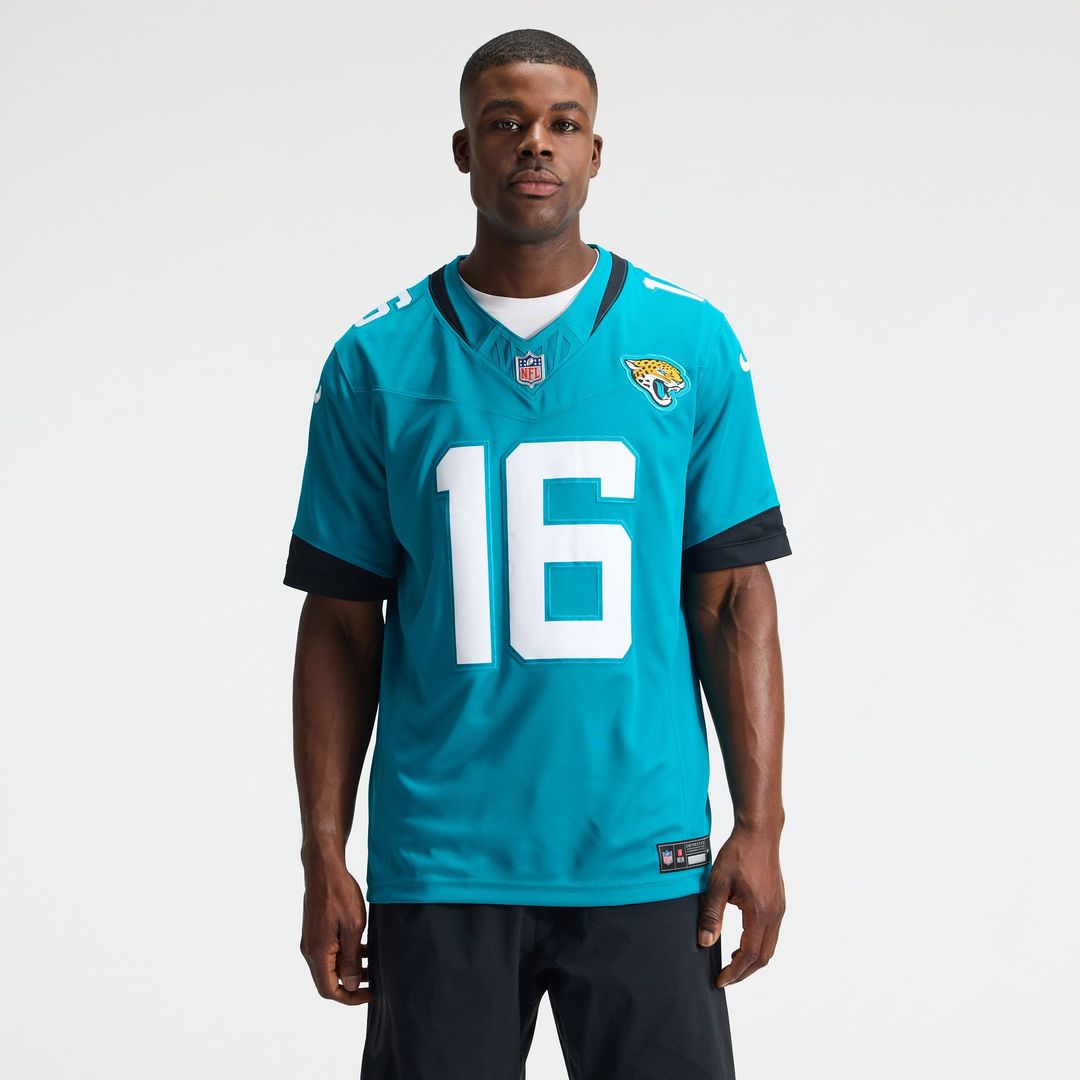 Trevor Lawrence Jacksonville Jaguars Vapor F.U.S.E. Stitched Limited Jersey - Teal