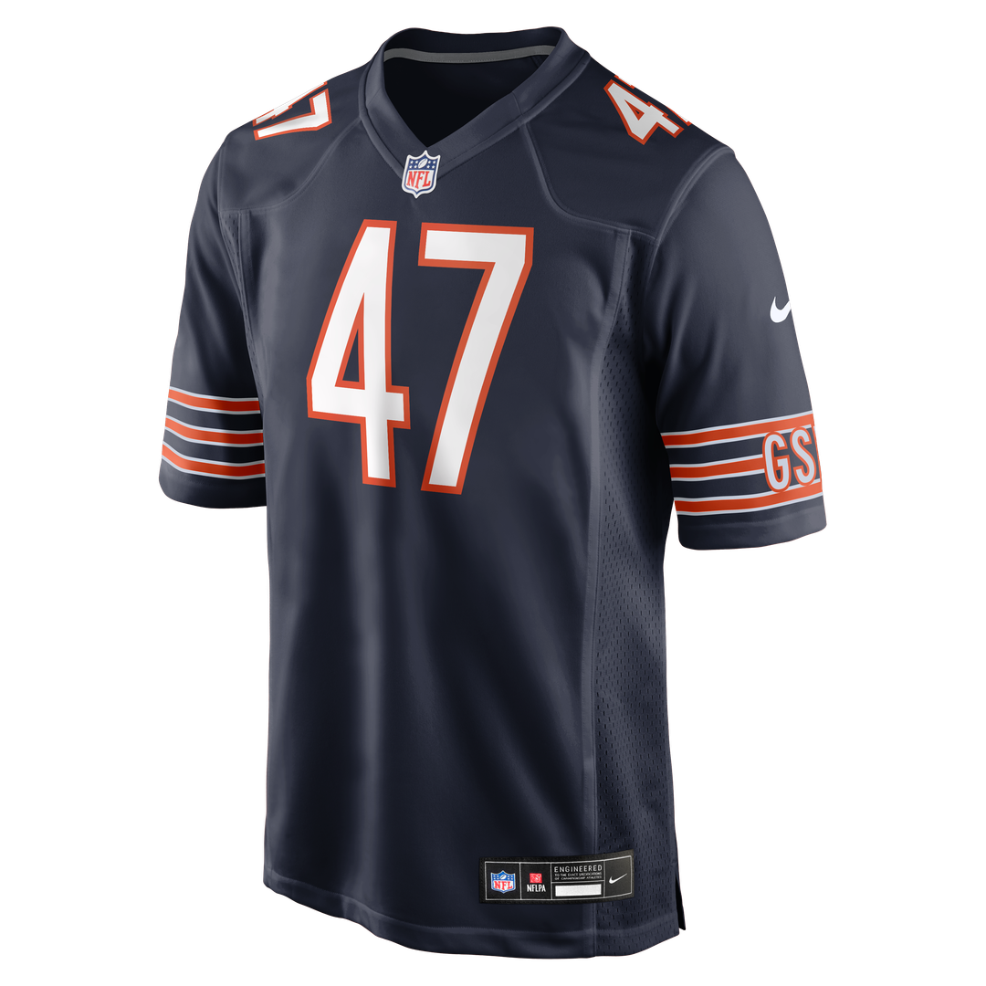 Ruben Hyppolite II Chicago Bears Game Jersey - Navy