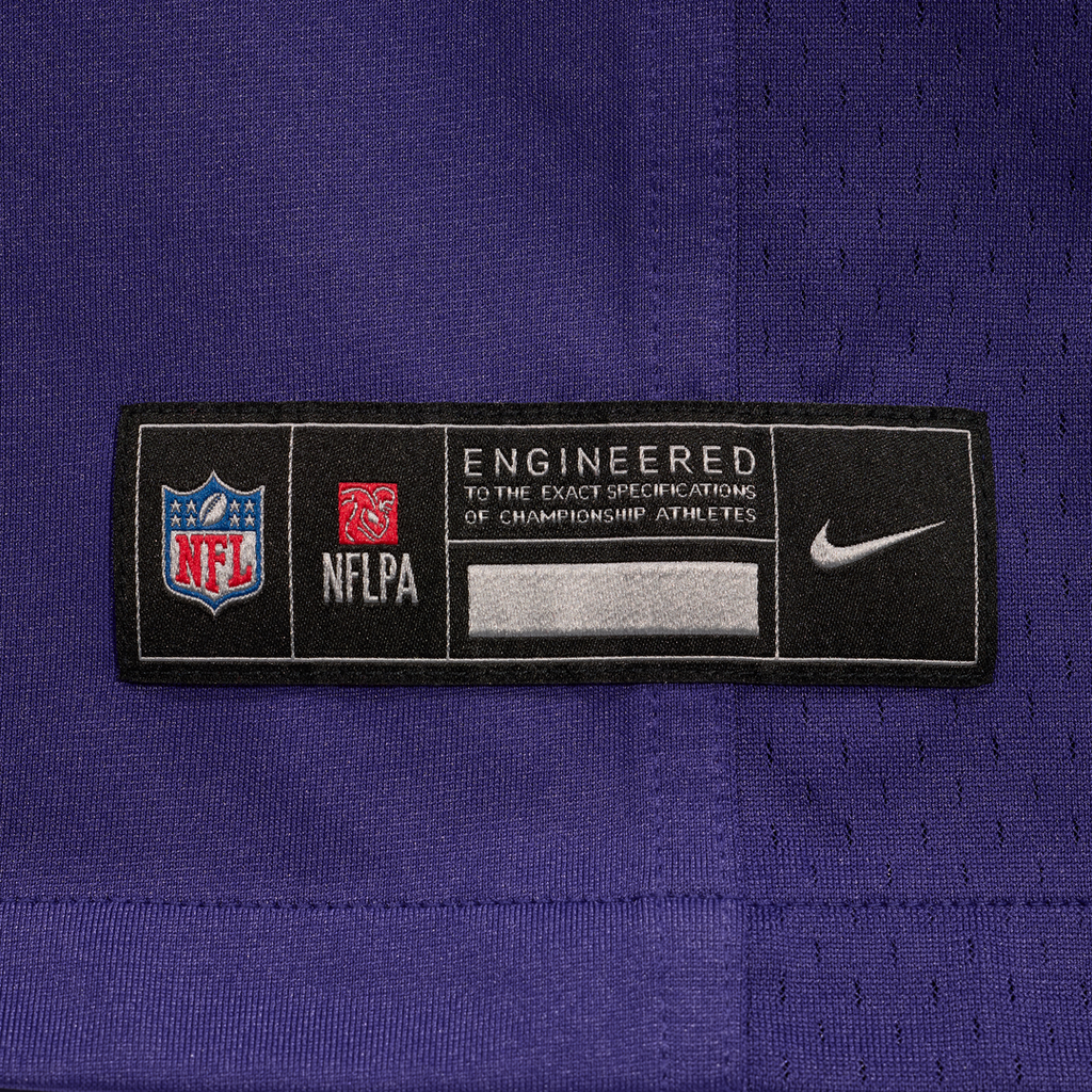Zay Flowers Baltimore Ravens Game Jersey - Purple