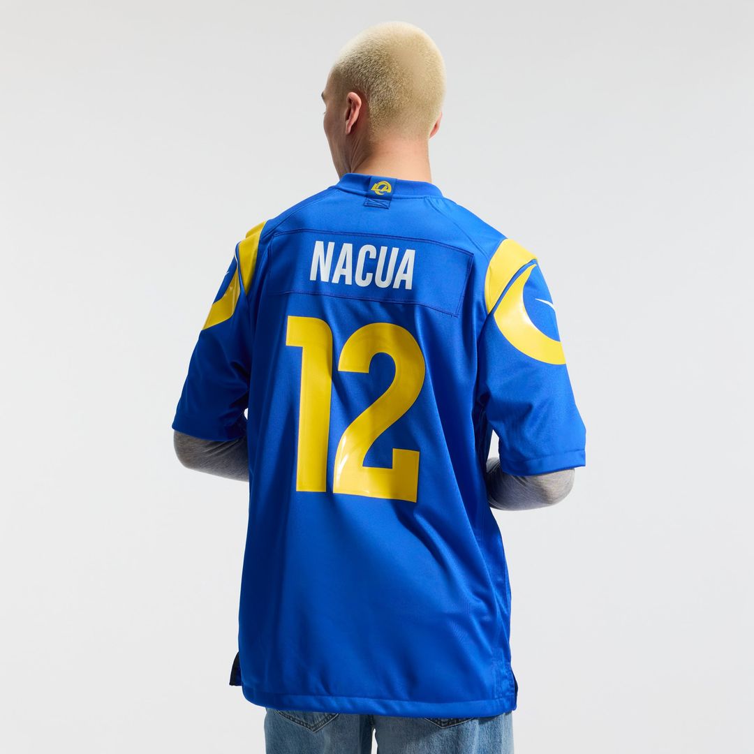 Puka Nacua Los Angeles Rams White Game Jersey - White