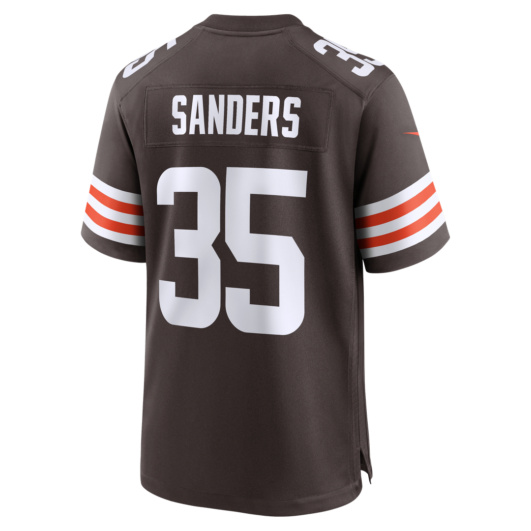 Raheim Sanders Cleveland Browns Game Jersey - Brown