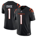 Ja'Marr Chase Cincinnati Bengals Vapor F.U.S.E. Stitched Limited Jersey - Black