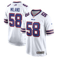 Matt Milano Buffalo Bills Away Game Jersey - White