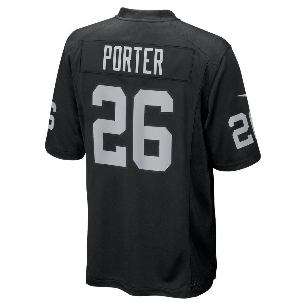 Darien Porter Las Vegas Raiders Game Jersey - Black