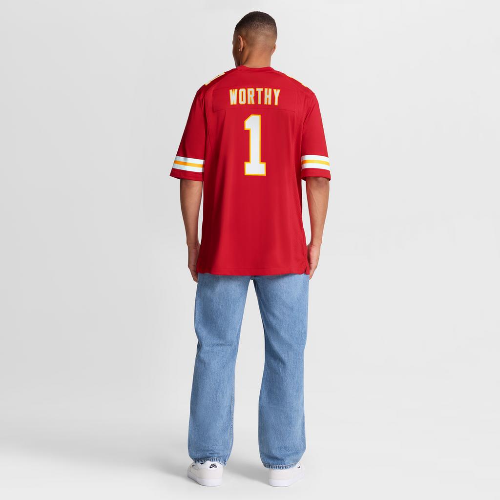 Xavier Worthy Kansas City Chiefs Game Jersey - Red