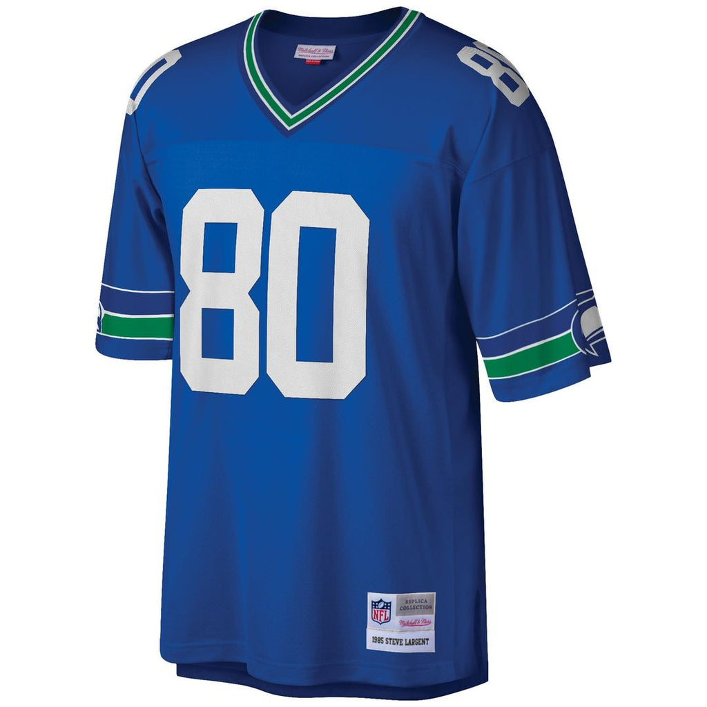 Steve Largent Seattle Seahawks Big & Tall 1985 Replica Jersey - Royal Blue