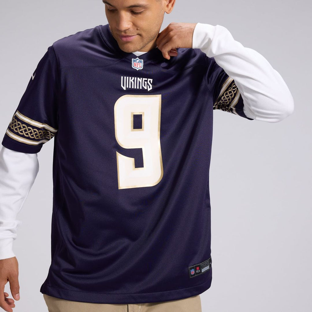 J.J McCarthy Minnesota Vikings 2026 Rivalries Collection Game Jersey - Purple