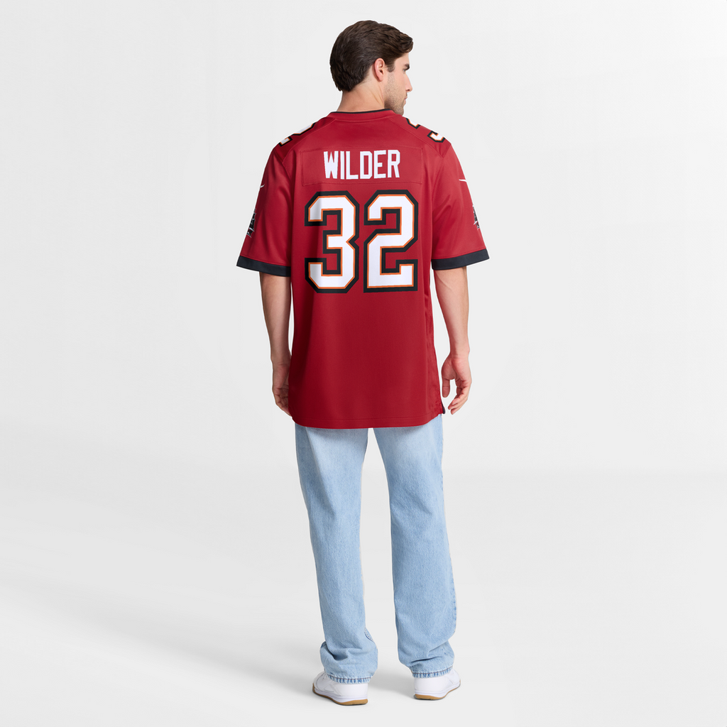 James Wilder Tampa Bay Buccaneers Game Jersey - Red