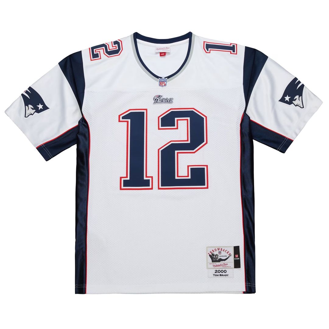 Tom Brady New England Patriots 2000 Big & Tall Legacy Replica Jersey - White