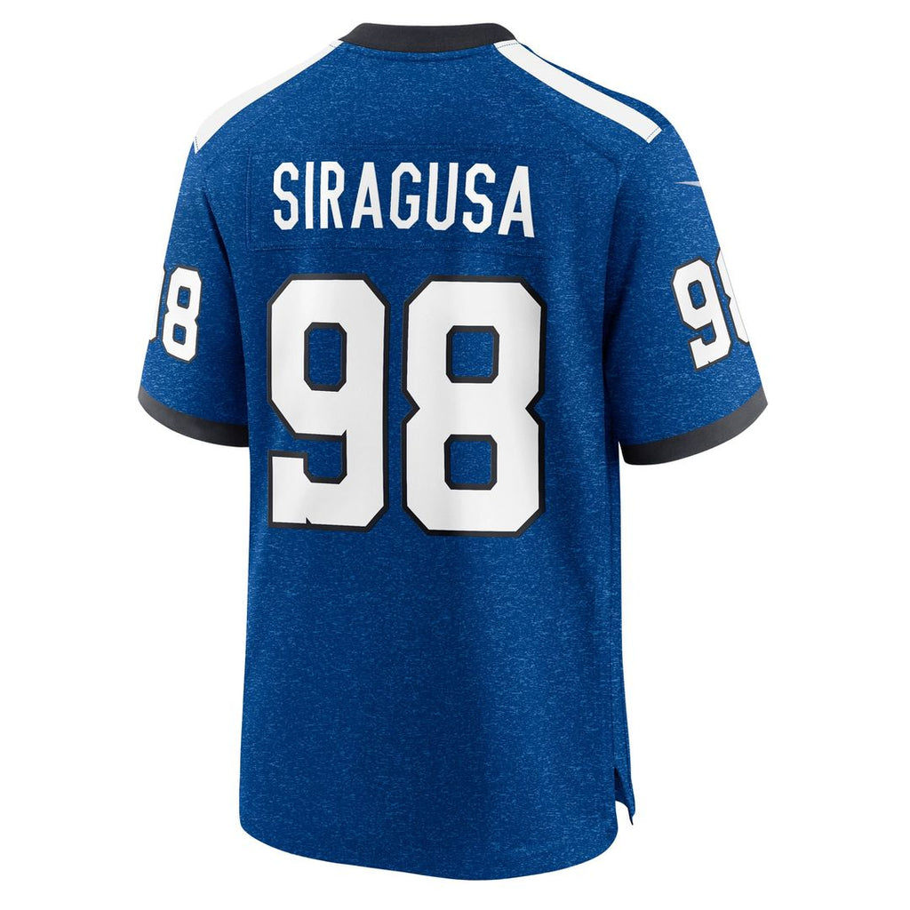 Tony Siragusa Indianapolis Colts Alternate Game Jersey - Blue