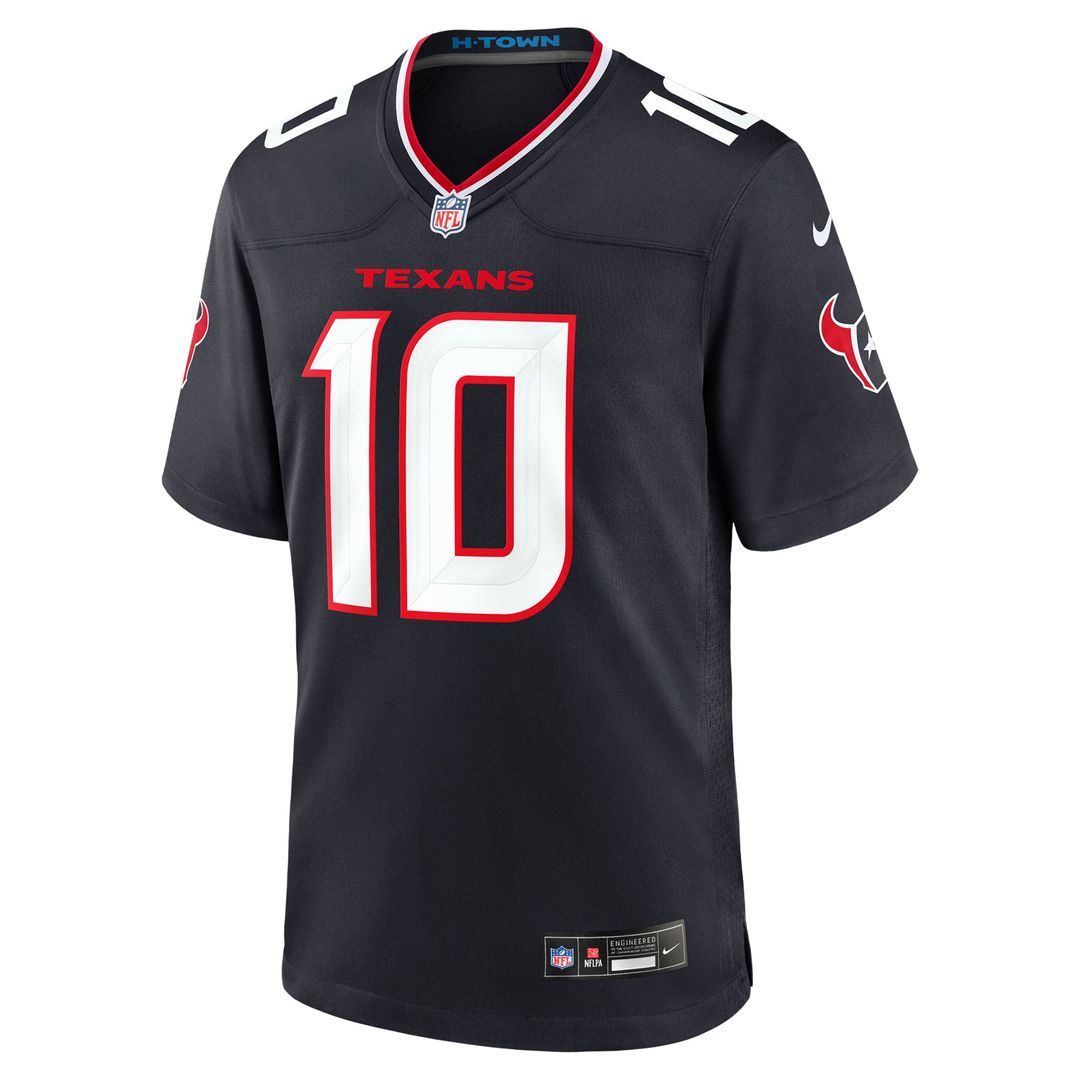 Davis Mills Houston Texans Game Jersey - Navy
