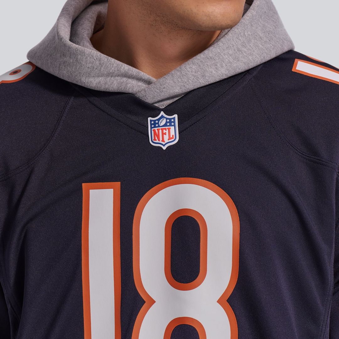 Caleb Williams Chicago Bears Alternate Game Jersey - Orange