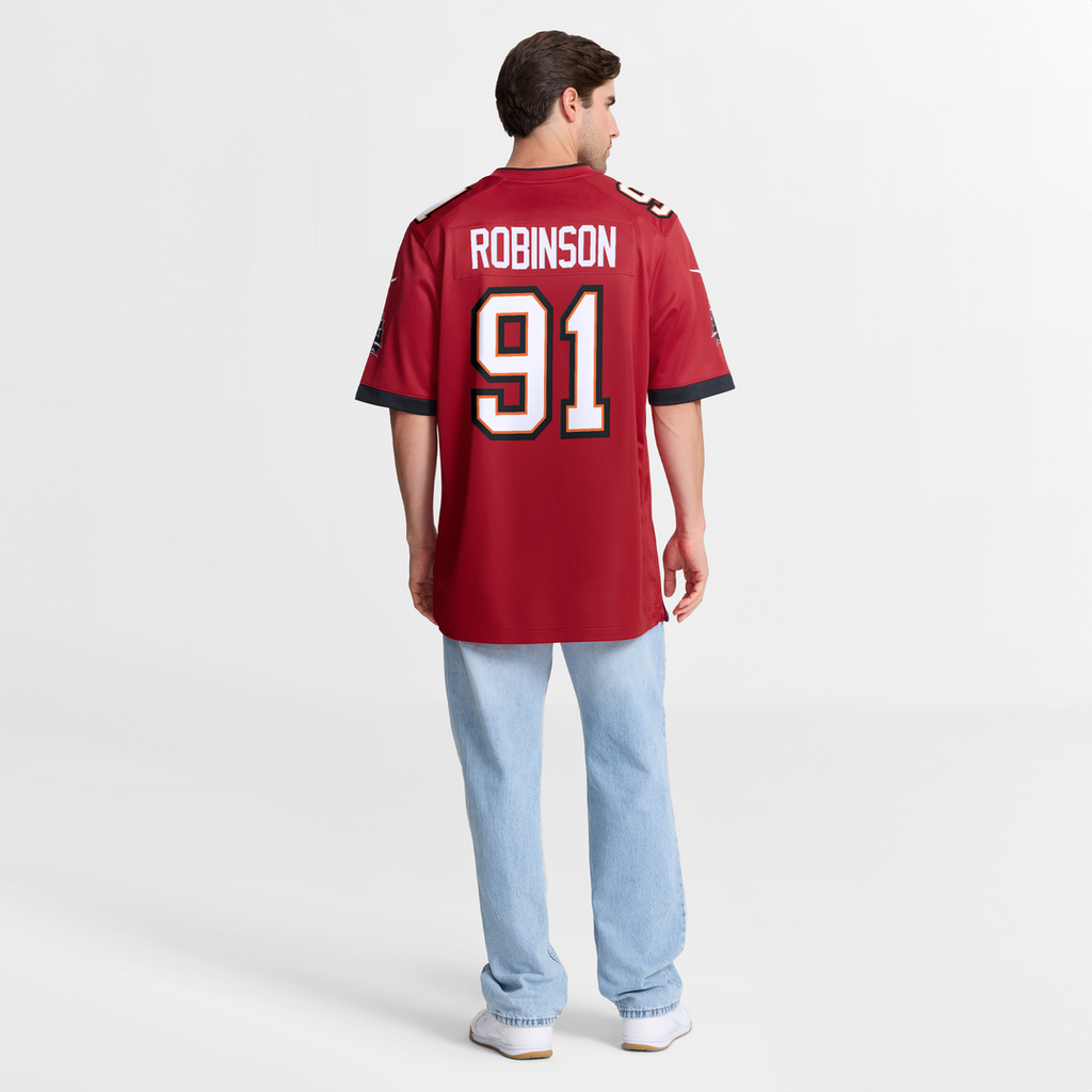 A'Shawn Robinson Tampa Bay Buccaneers Game Jersey - Red