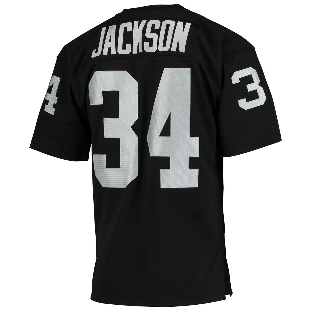 Bo Jackson Las Vegas Raiders 1990 Authentic Throwback Jersey - Black