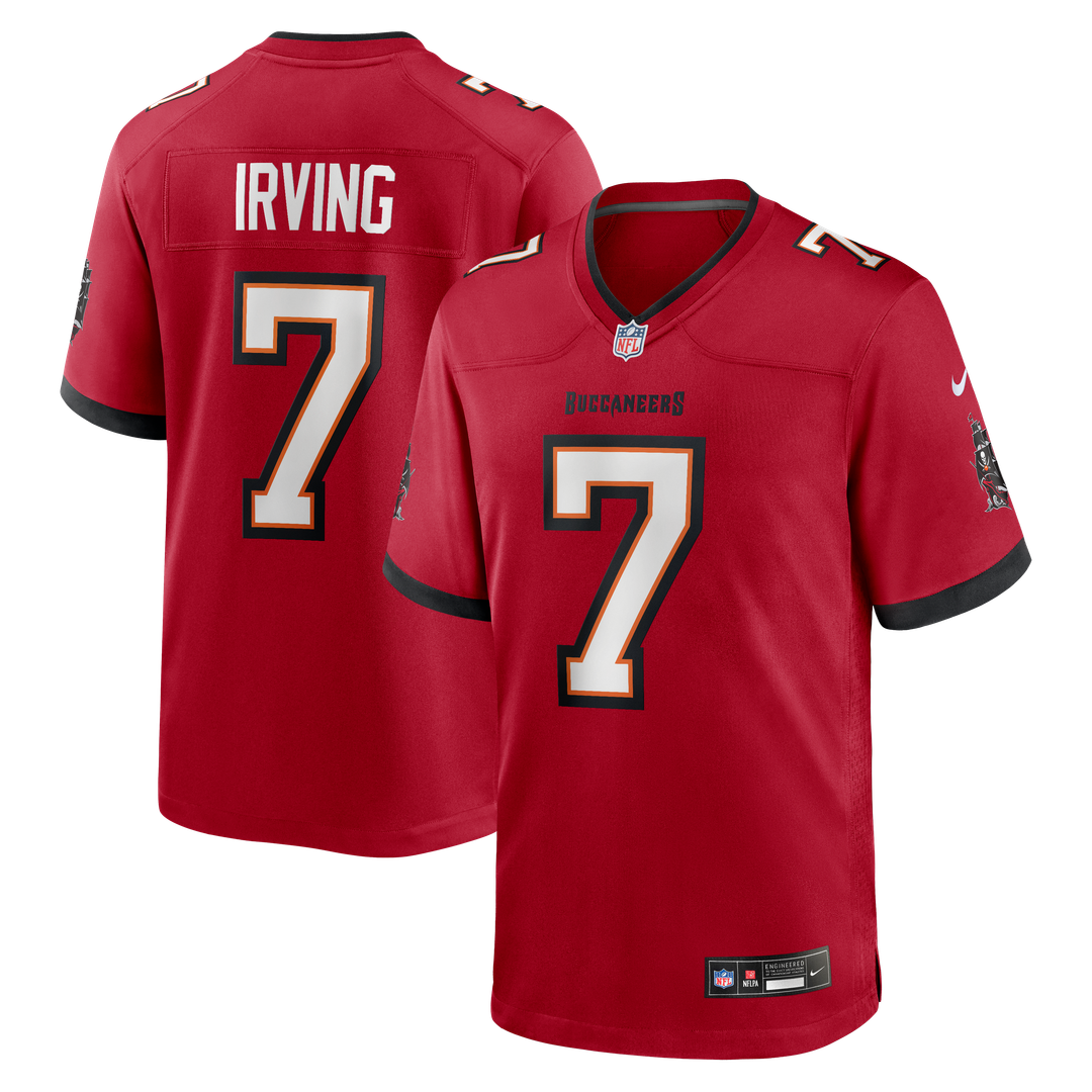 Bucky Irving Tampa Bay Buccaneers Alternate Game Jersey - Pewter