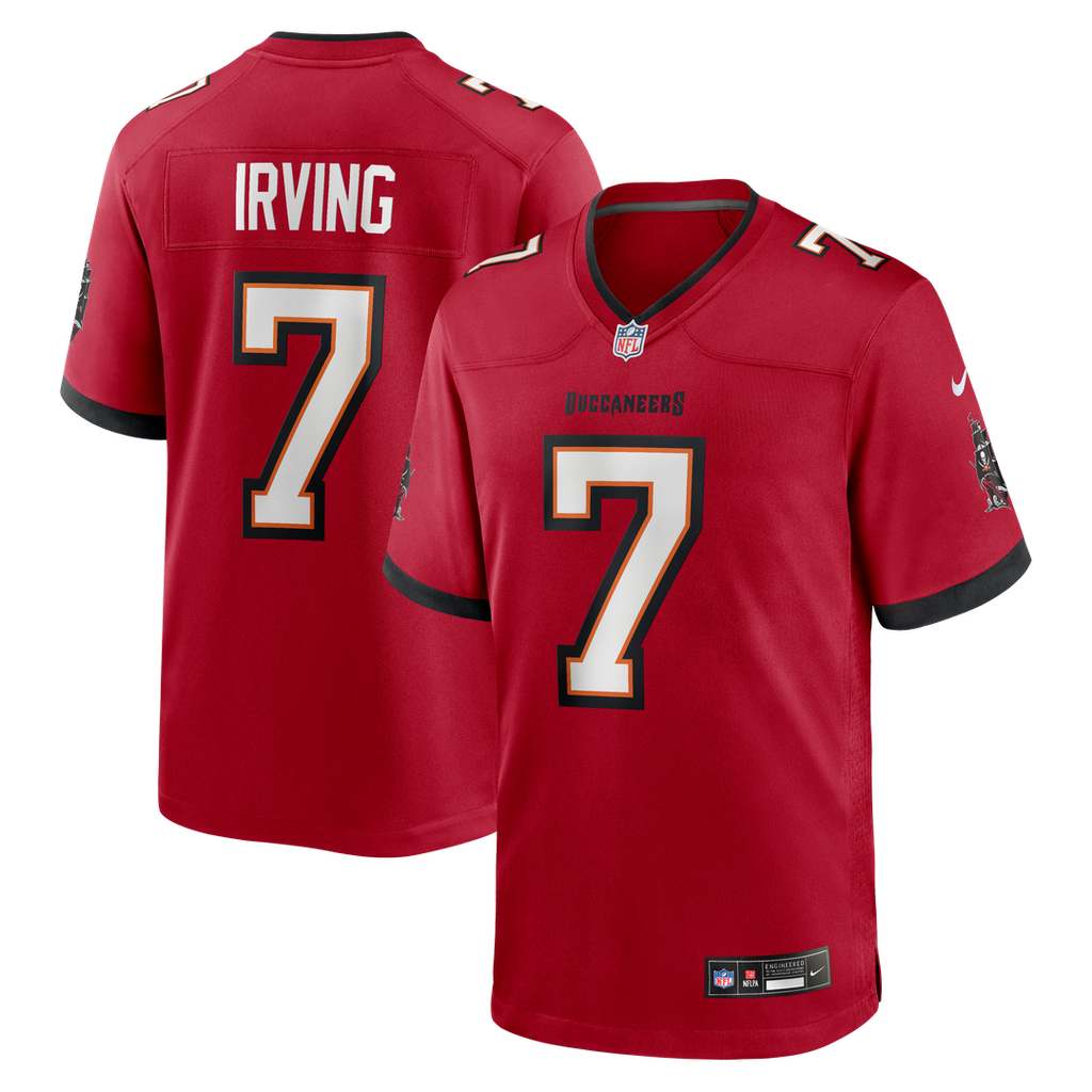 Bucky Irving Tampa Bay Buccaneers Game Jersey - Red
