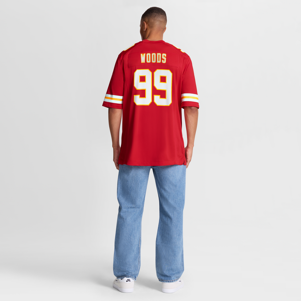 Peter Woods Kansas City Chiefs Game Jersey - Red