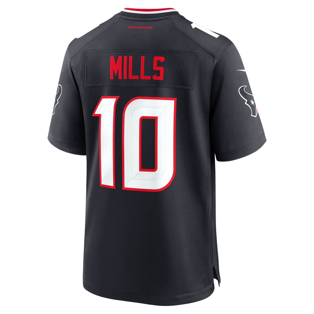 Davis Mills Houston Texans Game Jersey - Navy