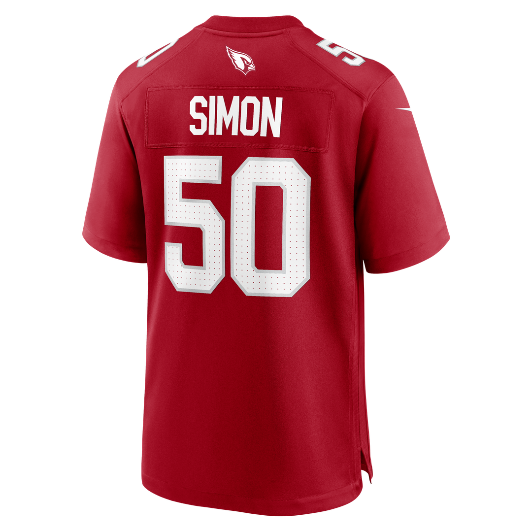 Cody Simon Arizona Cardinals Game Jersey - Cardinal