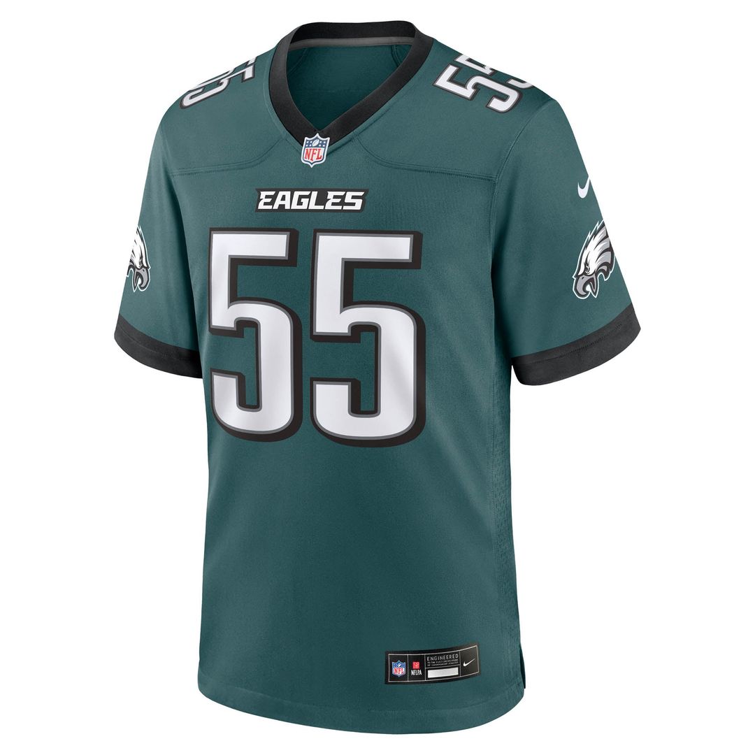 Brandon Graham Philadelphia Eagles Game Jersey - Midnight Green