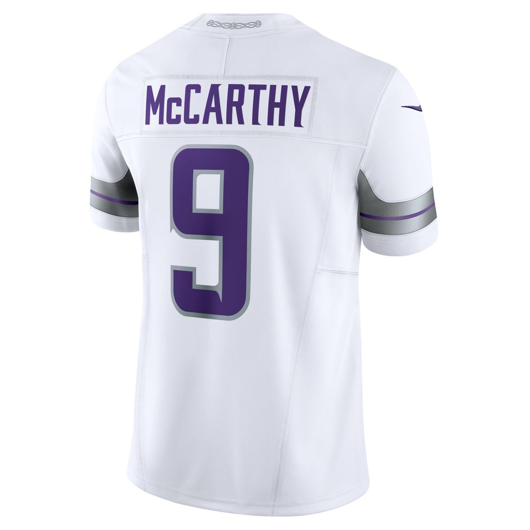 J.J. McCarthy Minnesota Vikings Vapor F.U.S.E. Limited Jersey - White
