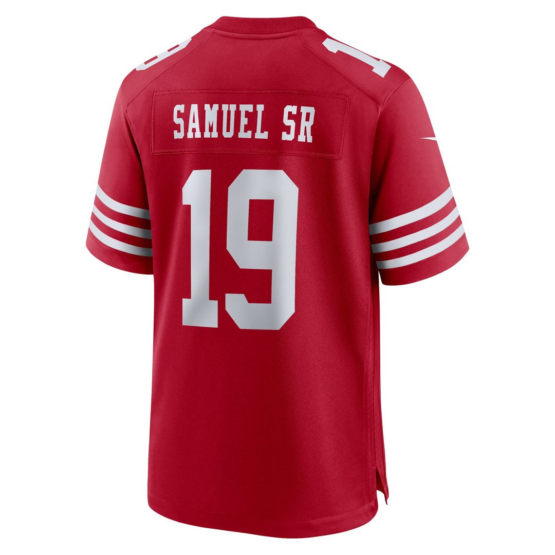 Deebo Samuel Sr San Francisco 49ers Game Jersey - Scarlet