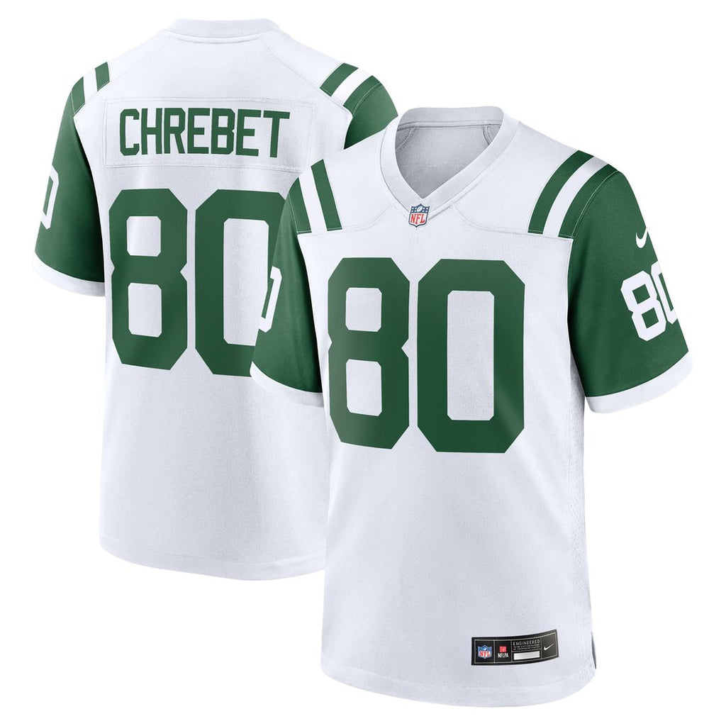 Wayne Chrebet New York Jets Alternate Game Jersey - White