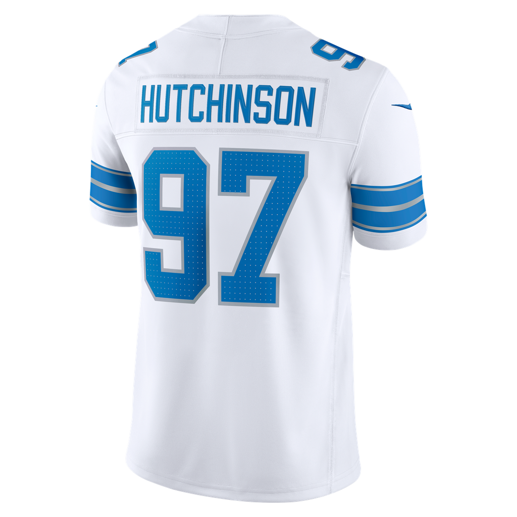 Aidan Hutchinson Detroit Lions Vapor F.U.S.E. Stitched Limited Jersey - White